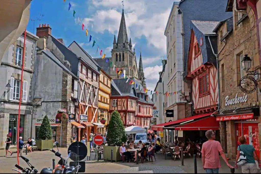 Le City, Centre Ville, Wifi Petit Parking Linge En Option Vannes Exterior foto
